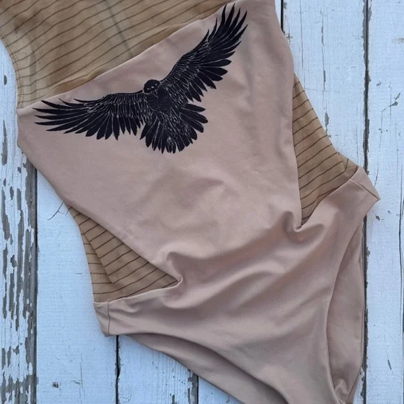 Boys + Arrows Rare Eagle One Piece in Sand - Picture 6 of 6